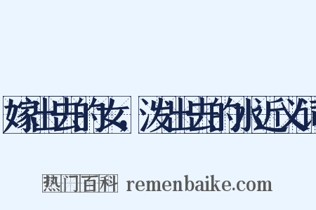 嫁出去的女，泼出去的水近义词是什么意思的图片